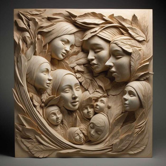 نموذج ثلاثي الأبعاد لآلة CNC 3D Art 